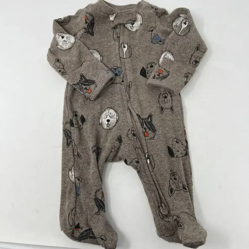 Carters Newborn Baby 2 Piece Footie Sleep and Play Pajama Two Way Zipper Jumper